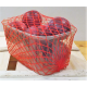 Mesh overlays fruit boxes