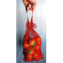 Malha bolsas com alças para laranjas